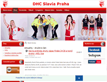 Tablet Screenshot of dhcslavia.cz